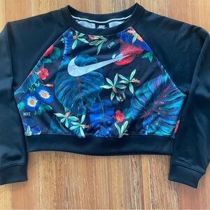 Nike Black and White Sweatshirt